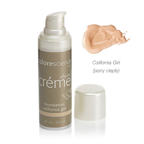 Colorescience Sheer Creme Foundation Minerały w kremie BB - kolor California Girl (jasny ciepły) 30 ml