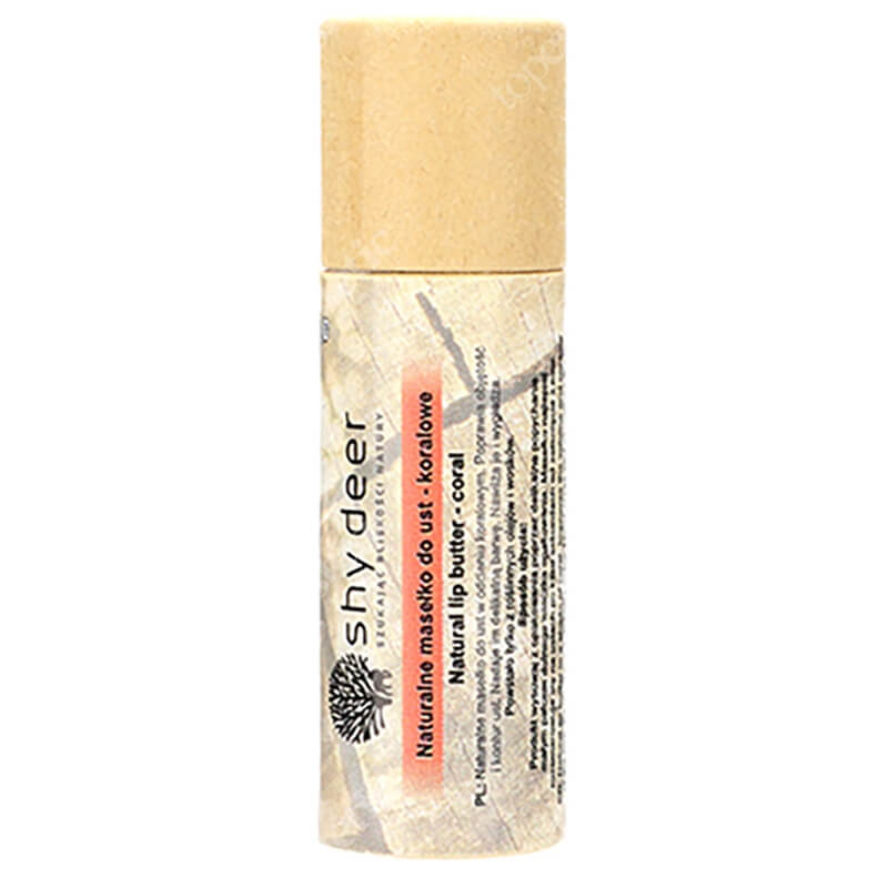 Shy Deer Natural Lip Butter - Coral Naturalne masełko do ust - koralowe 12 ml