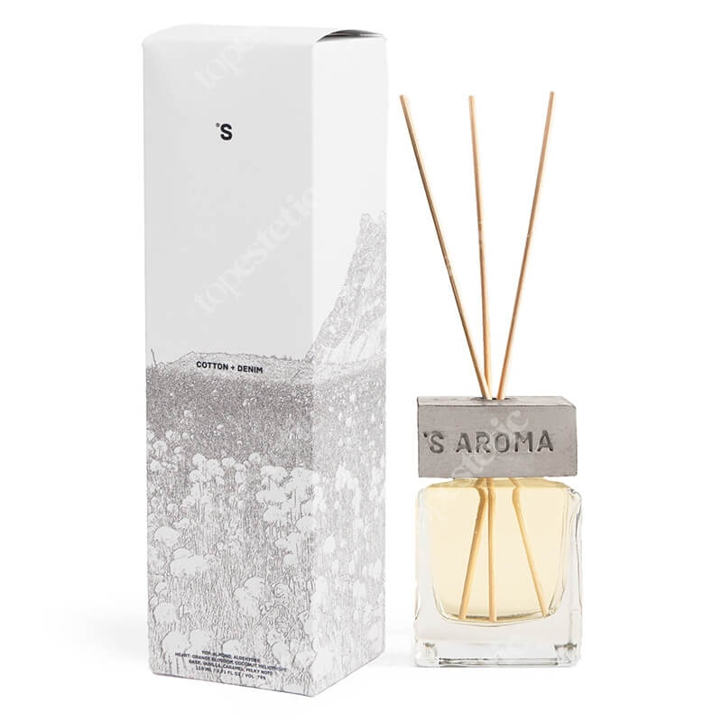 Sisters Aroma Diffuser Cotton And Denim Dyfuzor zapachowy - Bawełna i denim 100 ml