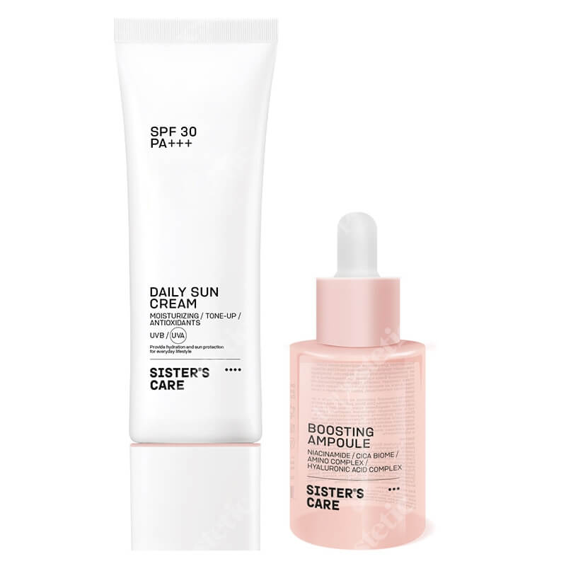 Sisters Aroma Ready To Go ZESTAW Serum nawilżające 30 ml + Krem na dzień SPF 30 PA+++ 50 ml