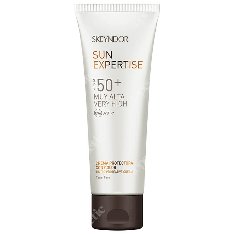 Skeyndor Tinded Protective Cream SPF50+ Ochronny krem do twarzy, wodoodporny, delikatnie koloryzujący 75 ml
