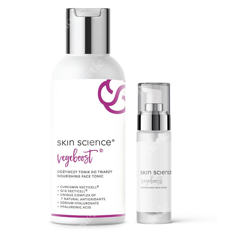 Skin Science Clean Routine ZESTAW Peeling do twarzy 30 ml + Odżywczy tonik do twarzy 150 ml