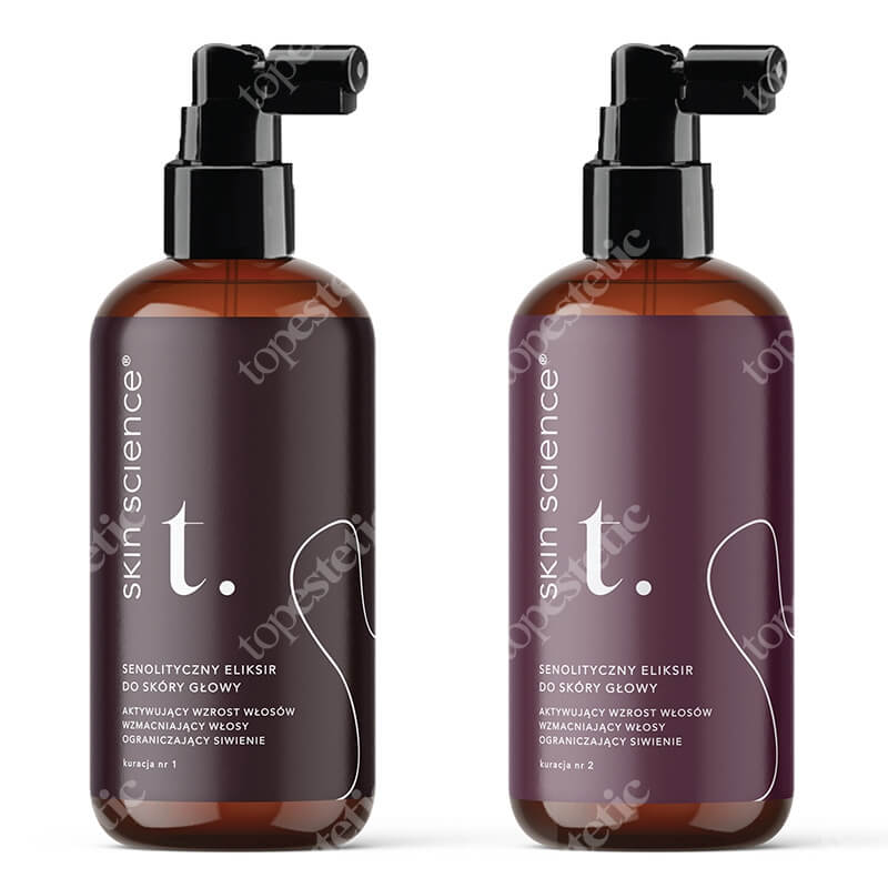 Skin Science Trichologic Multifunkcyjny eliksir do skóry głowy aktywujący wzrost włosów i opóźniający siwienie 2 x 100g