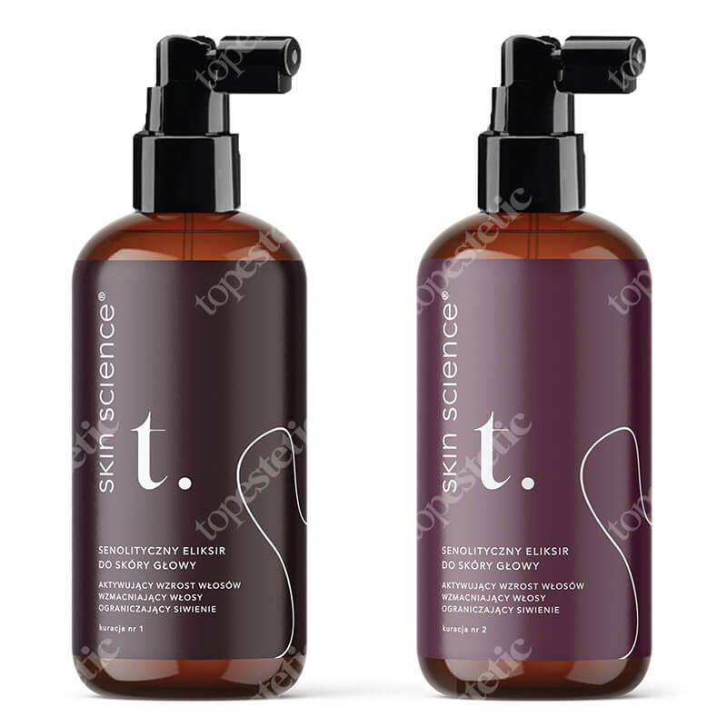 Skin Science Trichologic ZESTAW Multifunkcyjny eliksir do skóry głowy aktywujący wzrost włosów i opóźniający siwienie 100 ml + 100 ml