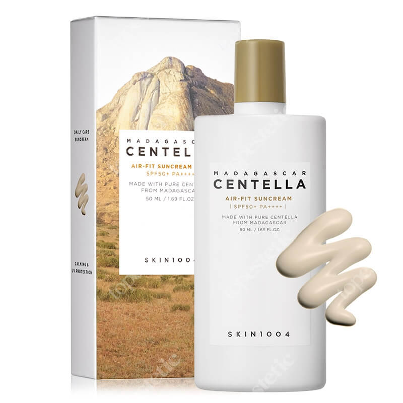 Skin1004 Madagascar Centella Air-Fit Suncream Plus SPF 50+/PA++++ Lekki fizyczny filtr przeciwsłoneczny 50 ml