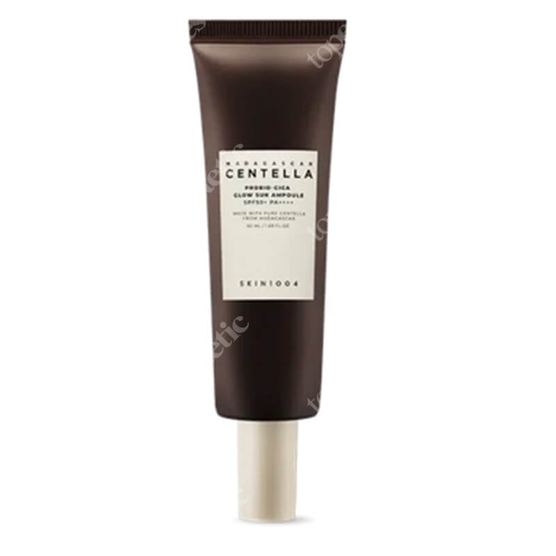 Skin1004 Madagascar Centella Probio-Cica Glow Sun Ampoule SPF50+ PA++++ Głęboko nawilżający krem z filtrem o lekkiej konsystencji 50ml