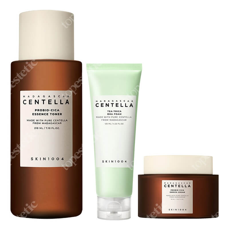 Skin1004 Perfect Start ZESTAW Pianka oczyszczająca 125 ml + Toner 210 ml + Krem 50 ml