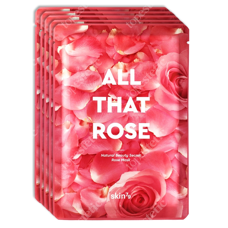 Skin79 All That Rose Mask - Skin Glow&Moisturizing Różana maska w płacie 5x25 g