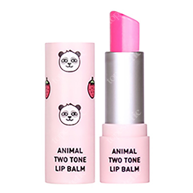Skin79 Animal Two-Tone Lip Balm Strawberry Panda Balsam do ust w sztyfcie 3,8 g