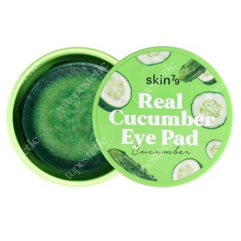 Skin79 Real Cucumber Eye Pad Ogórkowe płatki nawilżająco-kojące na oczy 30 szt