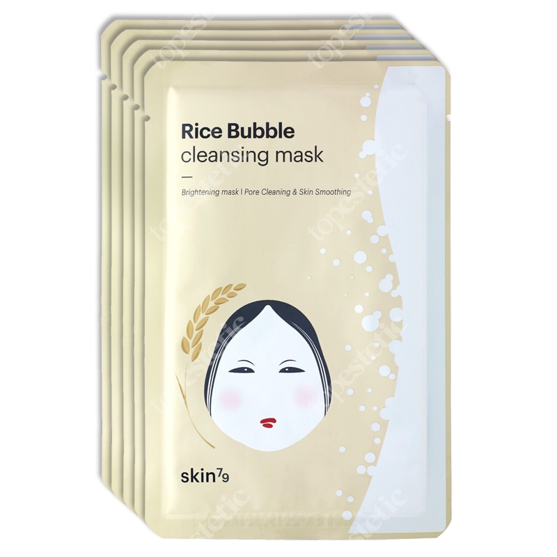 Skin79 Rice Bubble Cleansing Mask Set Ryżowa maseczka oczyszczająca 5x23 ml