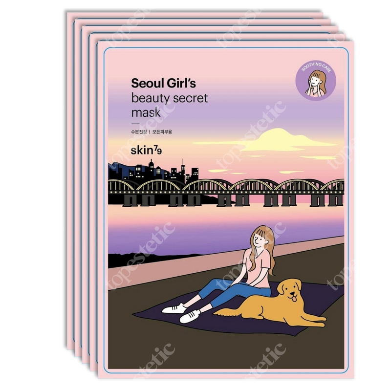 Skin79 Seoul Beauty Secret Mask Soothing Care Kojąca maska w płacie 5x20 g