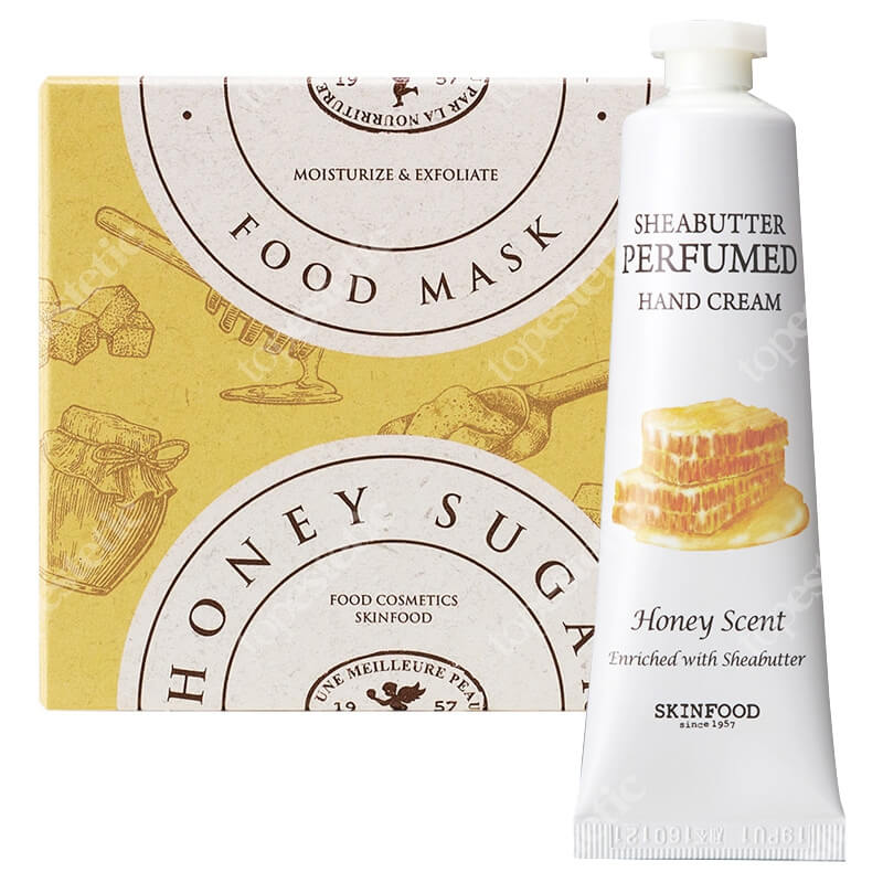 Skinfood Honey Set ZESTAW Maska do twarzy 120 g + Krem do rąk 30 ml