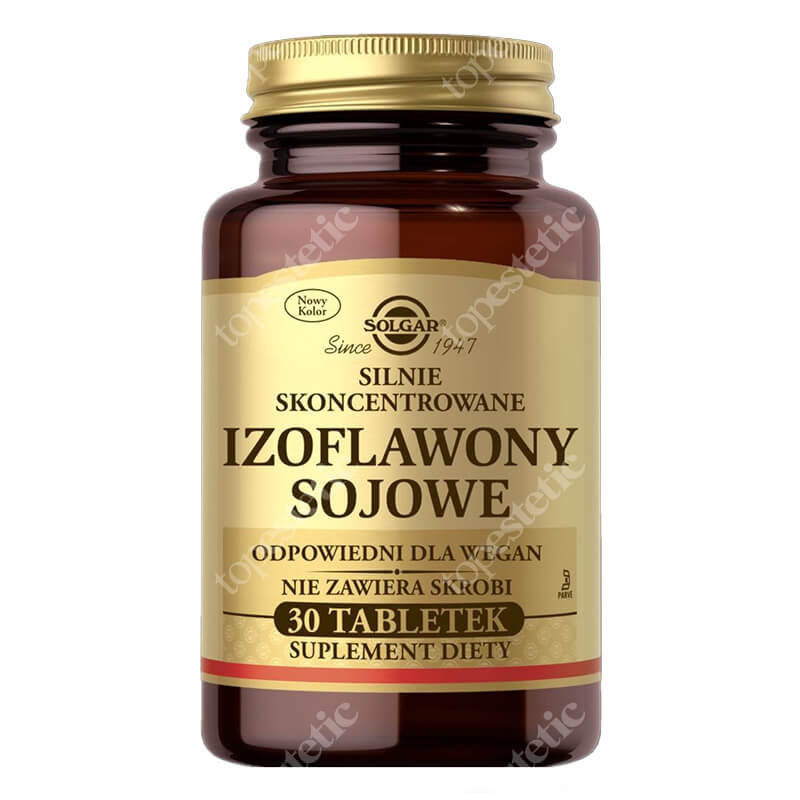 Solgar Izoflawony Sojowe Silnie Skoncentrowane 30 tabletek