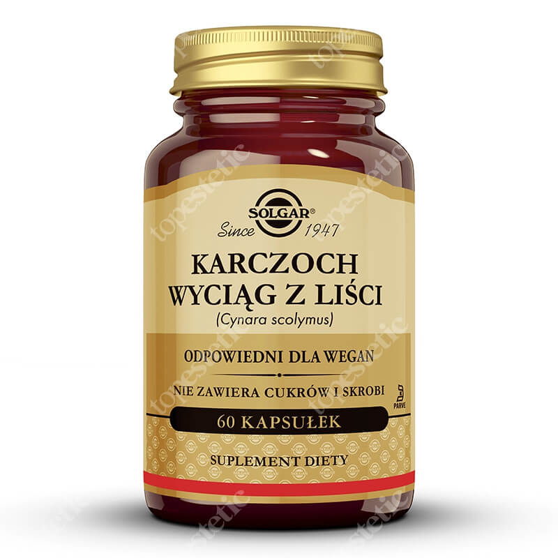 Solgar Karczoch Wyciąg z liści 60 kaps.