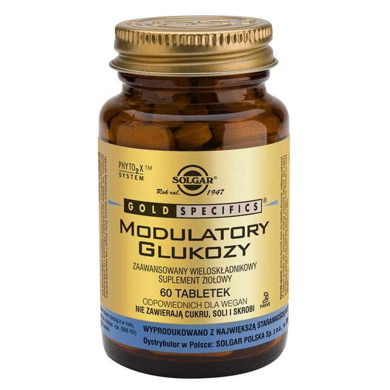 Solgar Modulatory Glukozy Zaawansowany wieloskładnikowy suplement diety 60 tabletek