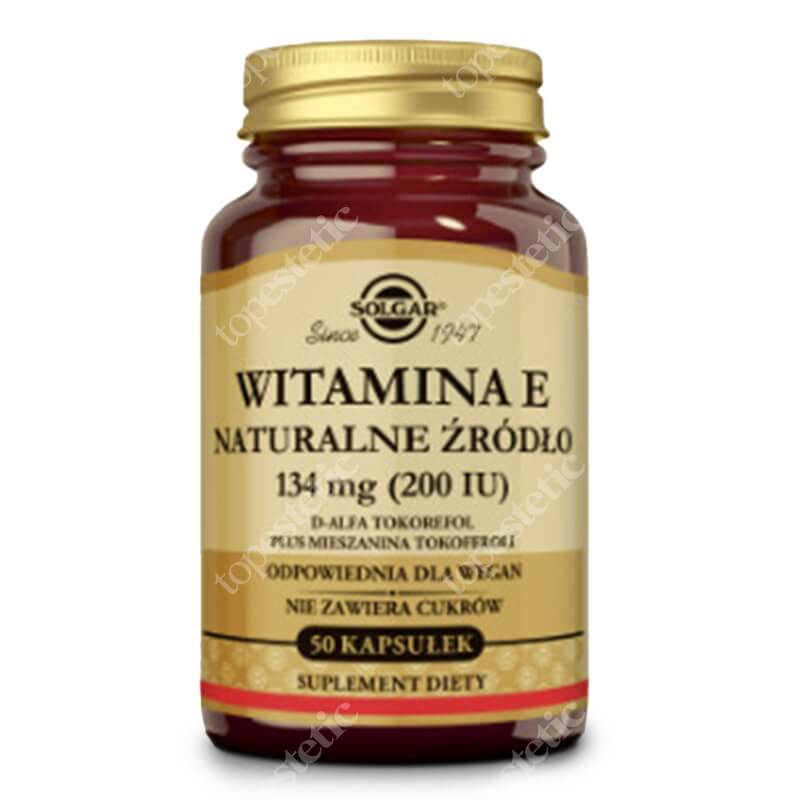 Solgar Witamina E 134 mg Naturalne źródło 50 kaps