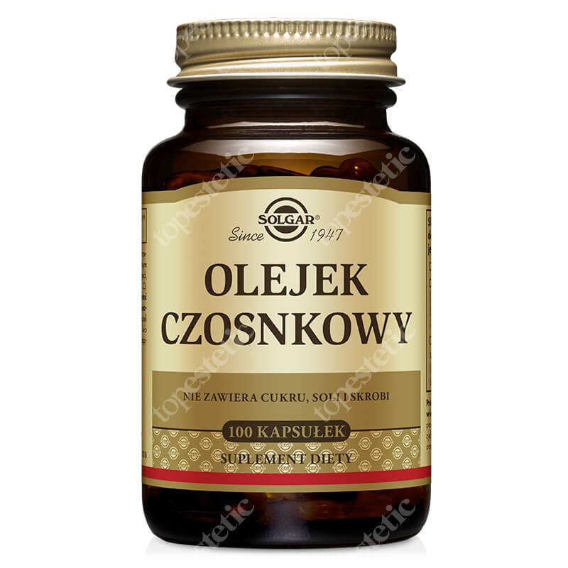 Solgar Olejek Czosnkowy w kapsułkach 100 kapsułek