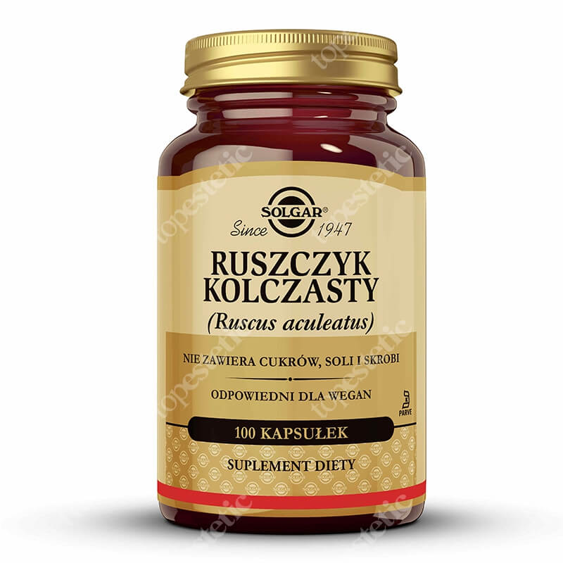Solgar Ruszczyk Kolczasty (Ruscus aculeatus) 100 kapsułek