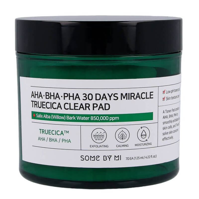 Some By Mi Miracle Truecica Clear Pad Płatki złuszczające do cery problematycznej 70 szt.