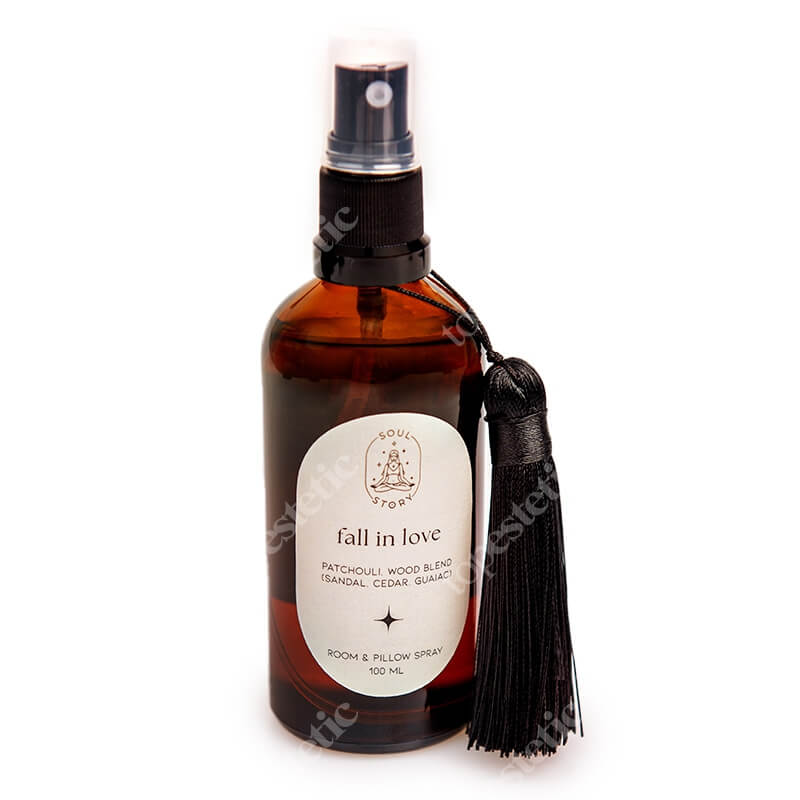 Soul Story Fall In Love Room And Pillow Spray Mgiełka zapachowa - zapach paczuli, drzewo cedrowe, sandałowe, gwajakowe 100 ml