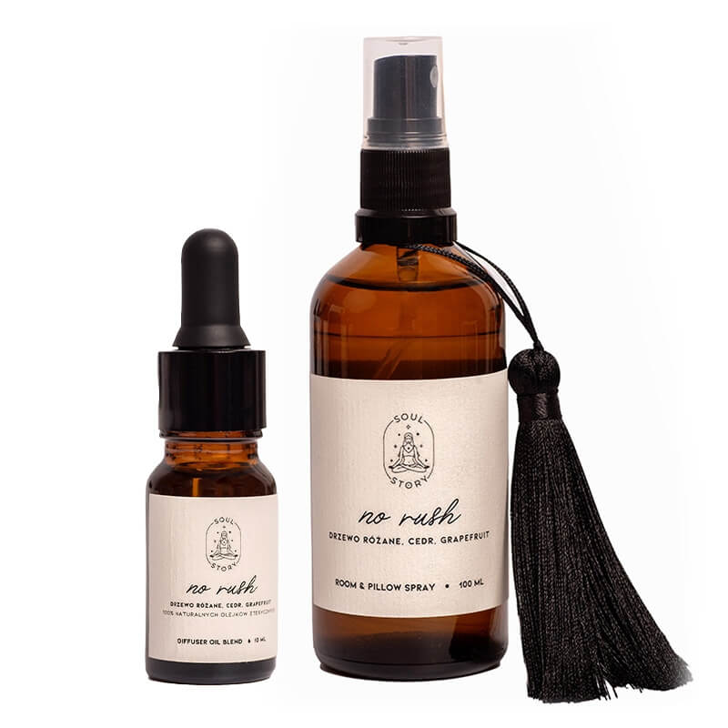 Soul Story No Rush Story ZESTAW Mgiełka zapachowa 100 ml + Blend olejków eterycznych 10 ml