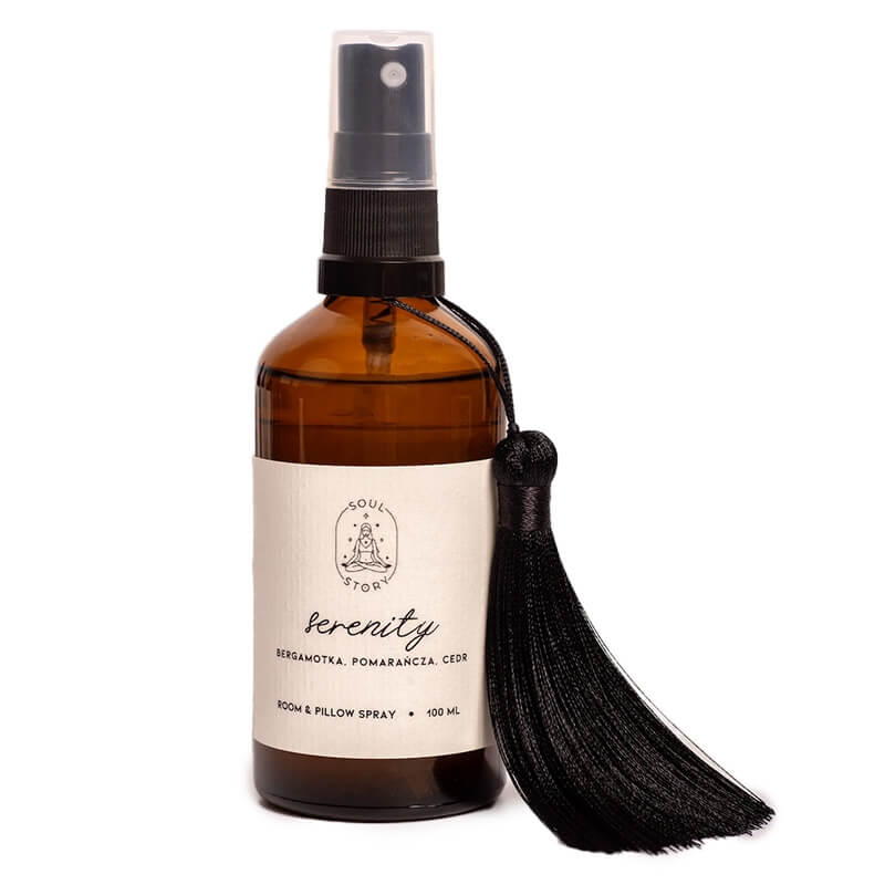 Soul Story Room And Pillow Spray Serenity Mgiełka zapachowa - zapach bergamotki, pomarańczy oraz cedru 100 ml