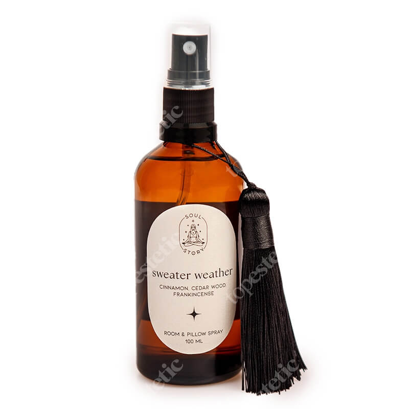 Soul Story Sweater Weather Room And Pillow Spray Mgiełka zapachowa - zapach korzennych przypraw z nutami drewna 100 ml