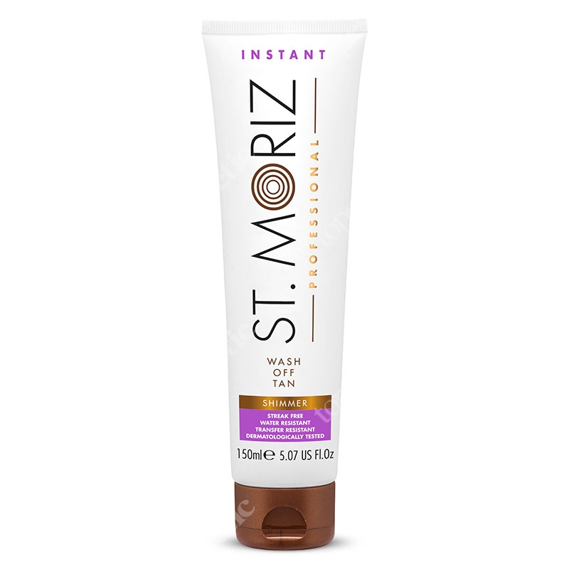 St Moriz Wash Off Tan Shimmer Bronzer do ciała (średni z drobinkami) 150 ml