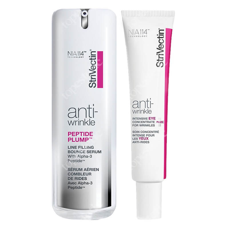 Strivectin Anti Wrinkle Set ZESTAW Serum wypełniające linie i zmarszczki 30 ml + Krem przeciw zmarszczkom pod oczy 30 ml