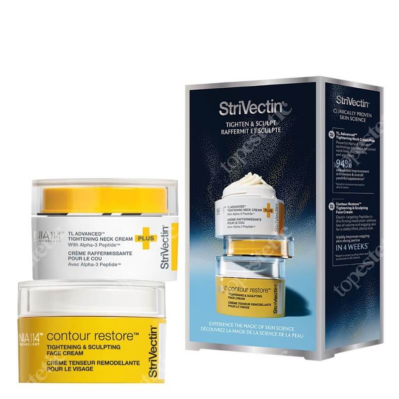 Strivectin Tighten And Scuplt ZESTAW Krem napinający do twarzy 50 ml + Krem napinający do szyi 50 ml