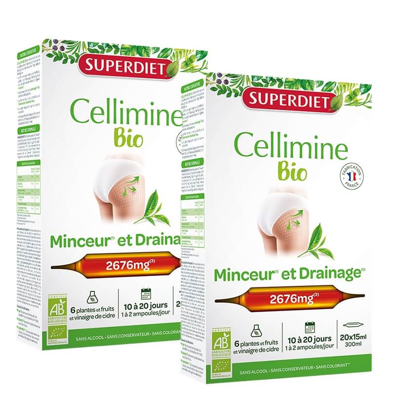Super Diet Cellimine Slimming Set ZESTAW Wyszczuplanie 20x15ml x 2