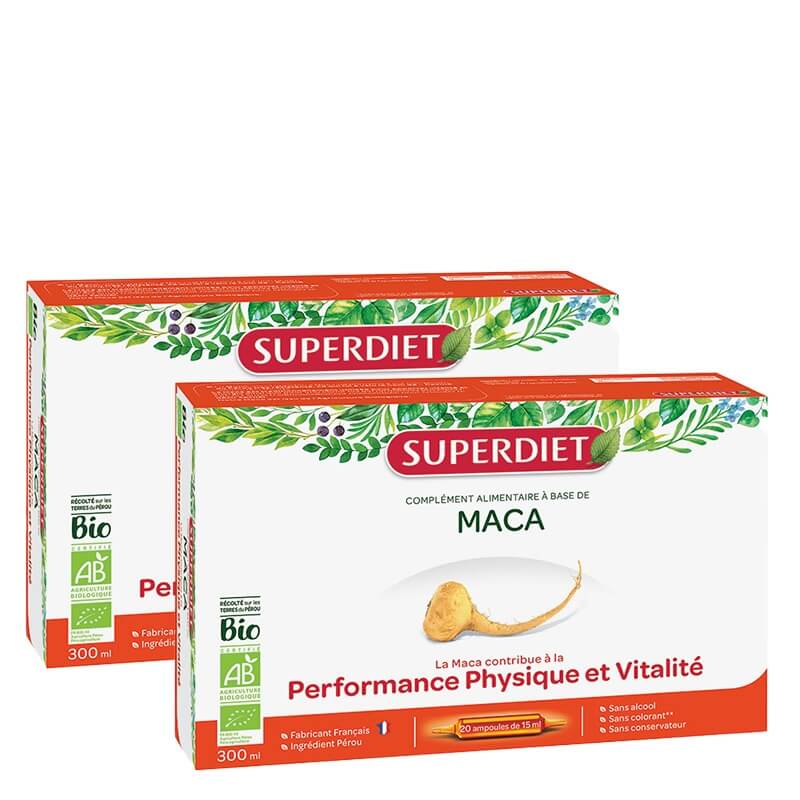 Super Diet Maca Bio x 2 ZESTAW Suplement diety 20x15 ml x 2