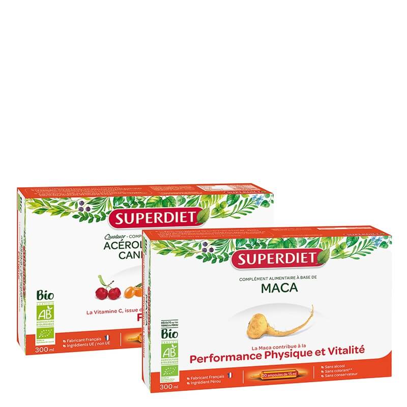 Super Diet Super Vitality Set ZESTAW Energia i odporność 20x15 ml + Witalność i pożądanie 20x15 ml