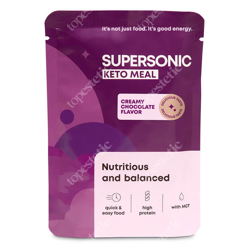 Supersonic Keto Meal Posiłek na diecie keto low/carb - Kremowa czekolada 80 g