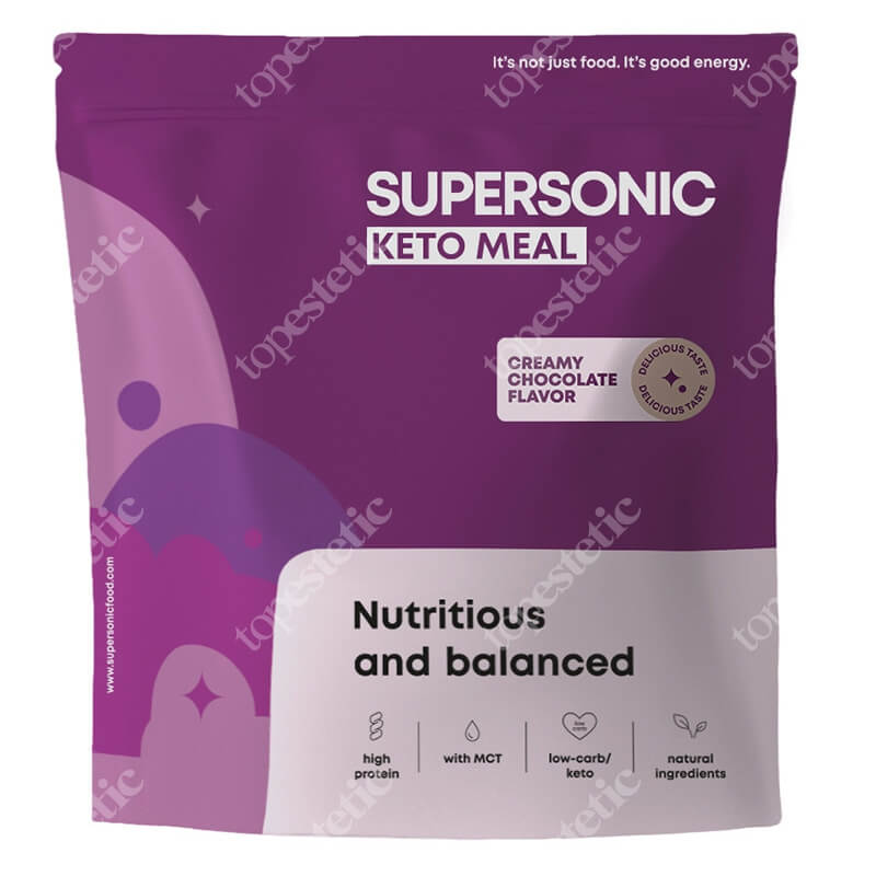Supersonic Keto Meal Posiłek na diecie keto low/carb - Kremowa czekolada 800 g