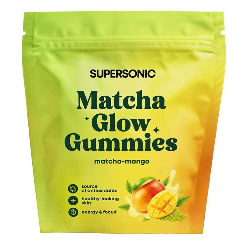 Supersonic Matcha Glow Gummies Żelki o smaku mango i matchy 90 g