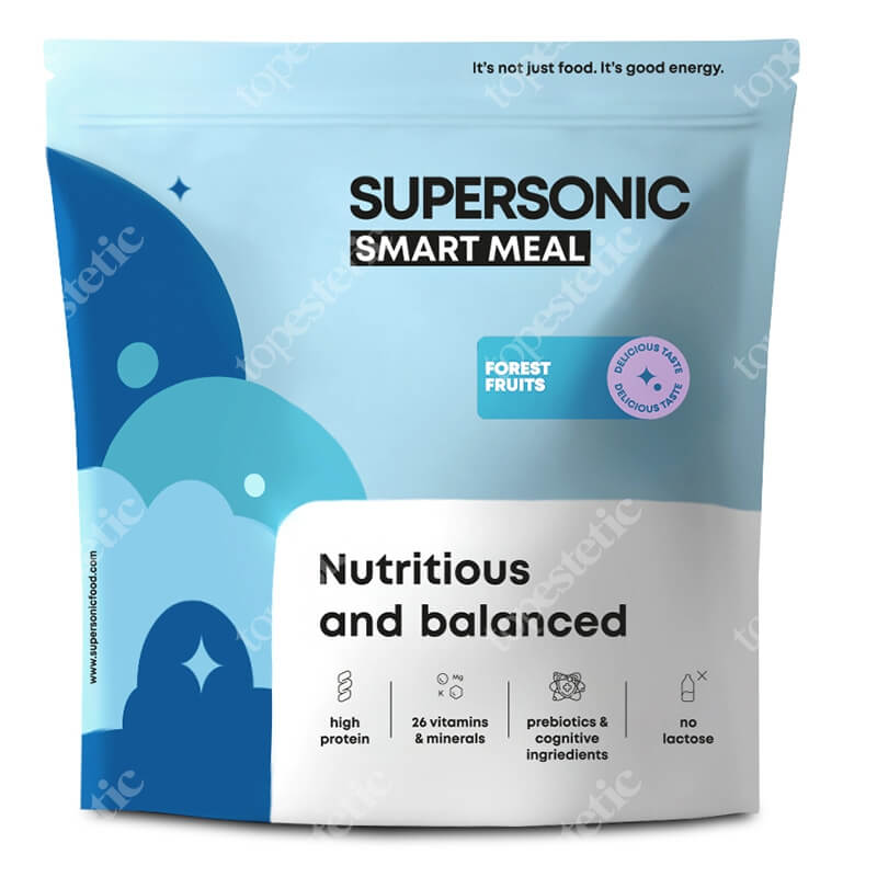 Supersonic Smart Meal Pełnowartościowy posiłek o smaku dzikich owoców leśnych 1300 g