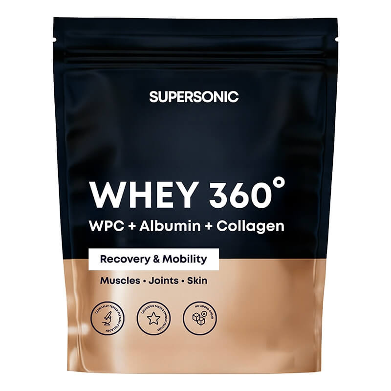 Supersonic WHEY 360° Odżywka białkowa o smaku lodów waniliowo-śmietankowych 500 g