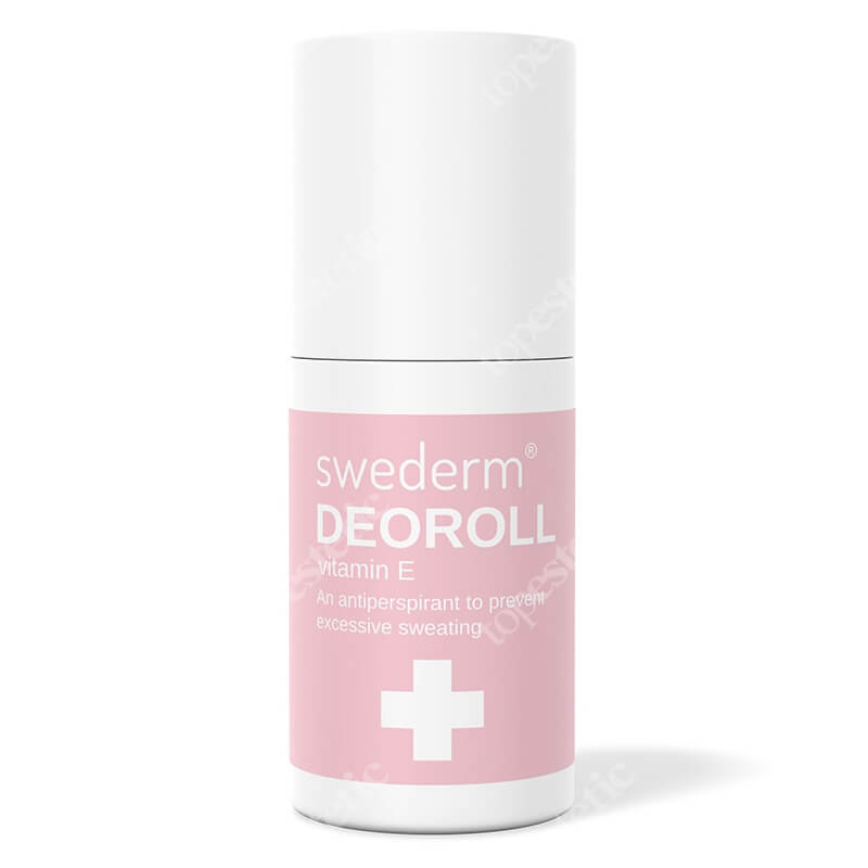 Swederm DeoRoll Vitamin E Antyperspirant redukujący nadmierne pocenie się skóry 60 ml