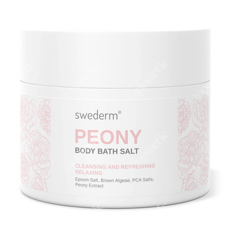 Swederm Peony Body Bath Salt Sól do kąpieli o zapachu kwiatów piwonii 275 g