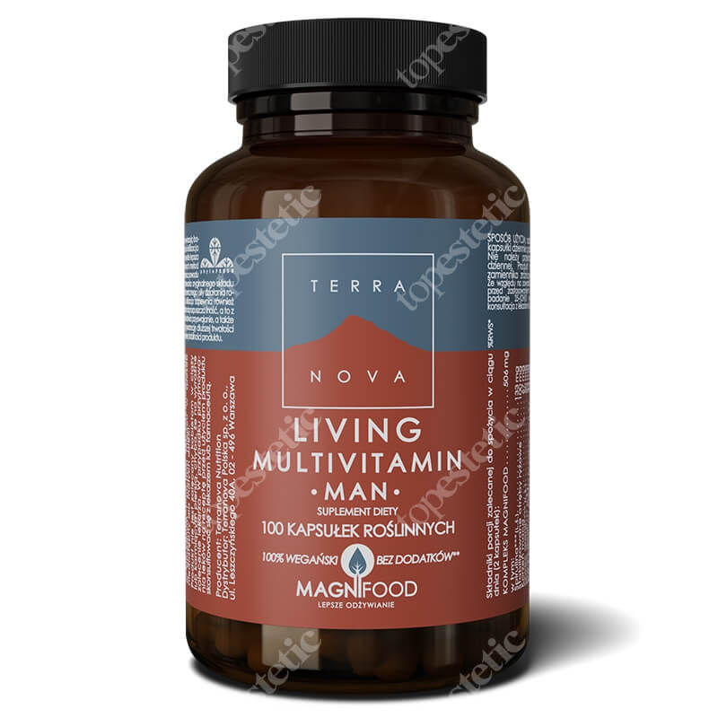 Terranova Living Multivitamin Man Suplement diety dla mężczyzn 100 kaps.