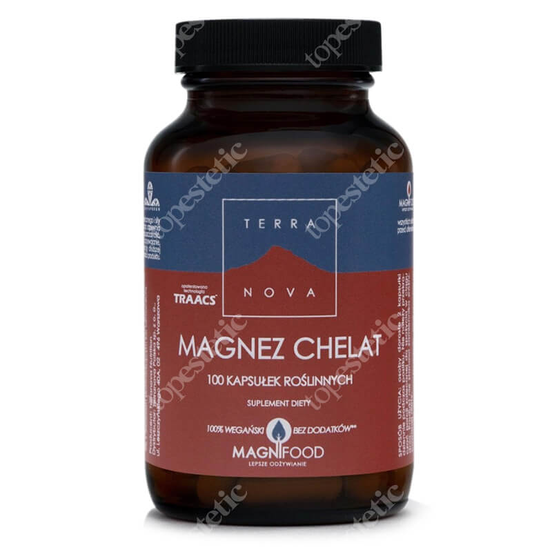 Terranova Magnez Chelat Kompleks 100 kaps. wegańskich