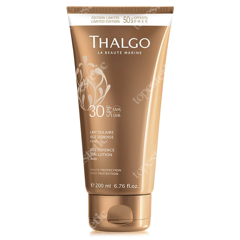 Thalgo Age Defence Sun Lotion SPF 30 Przeciwzmarszczkowe mleczko do opalania 200 ml