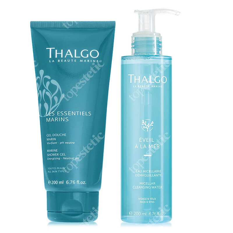 Thalgo Clean Set ZESTAW Żel pod prysznic 200 ml + Oczyszczająca woda micelarna 200 ml