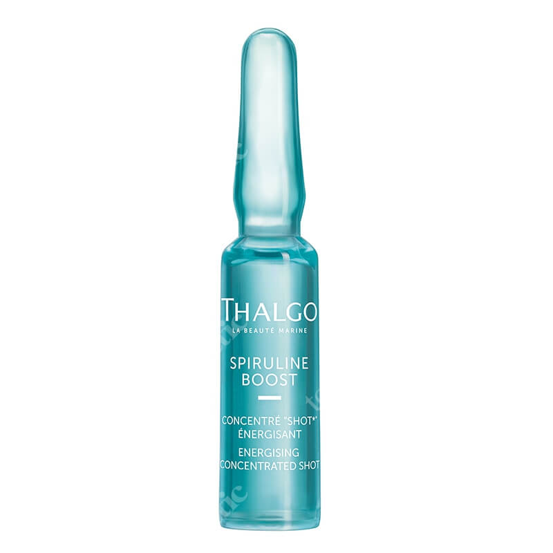 Thalgo Energising Concentrated Shot Energetyzujący koncentrat ze spiruliną w ampułkach 7x 1,2 ml