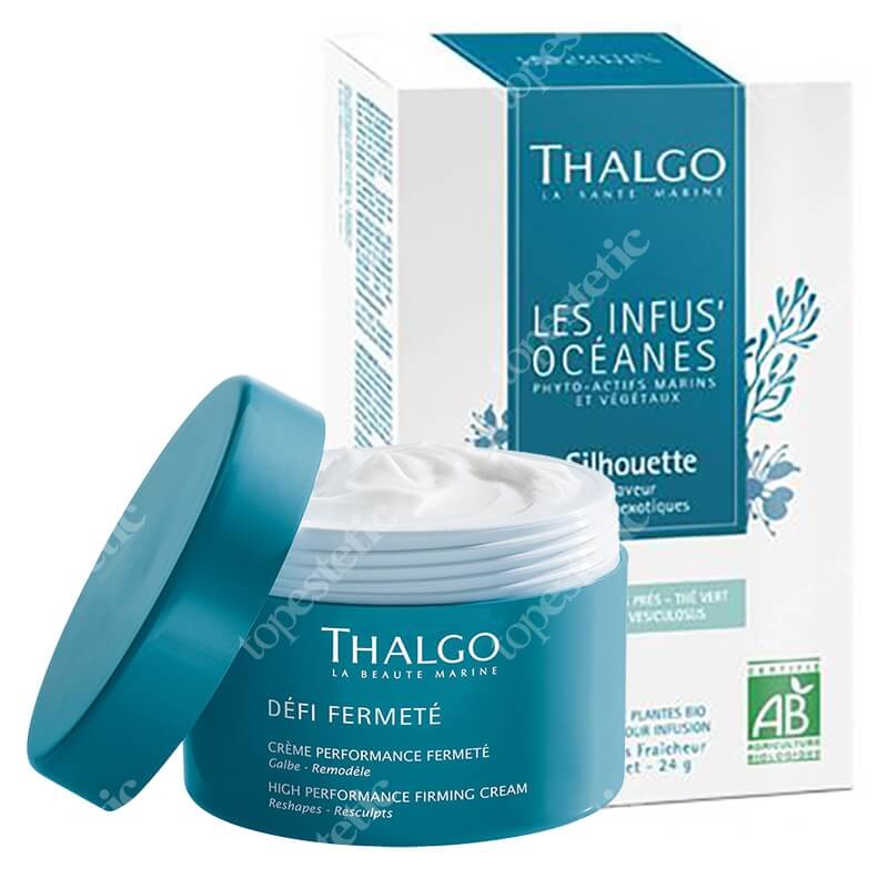 Thalgo Firming Set ZESTAW Organiczna herbata wspomagająca odchudzanie 20 saszetek + Krem kształtujący, rzeźbiący, ujędrniający 200 ml