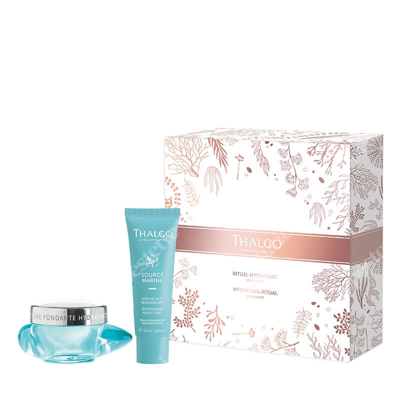 Thalgo Hydrating Ritual ZESTAW Otulający krem 50 ml + Rewitalizujący krem na noc 50 ml