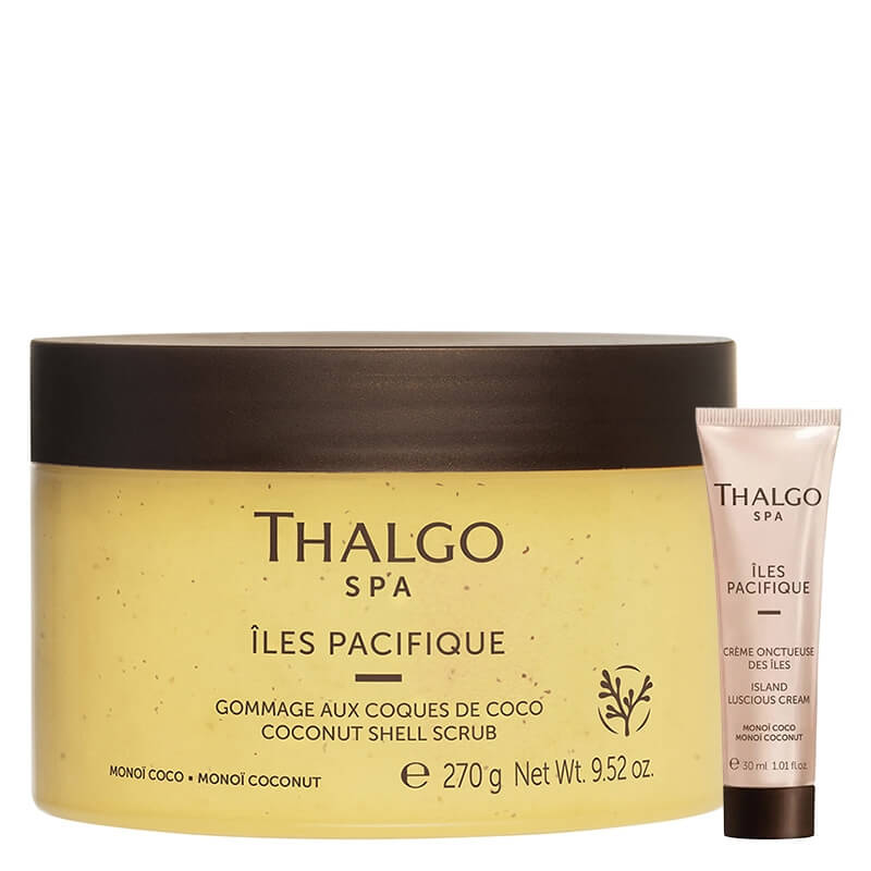 Thalgo Iles Pacifique Body ZESTAW Egzotyczny peeling do ciała 270 g + Egzotyczny krem do ciała 30 ml GRATIS