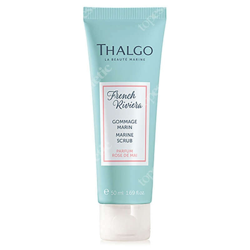 Thalgo Marine Scrub Rose De Mai Morski peeling do twarzy o zapachu kwiatu róży 50 ml